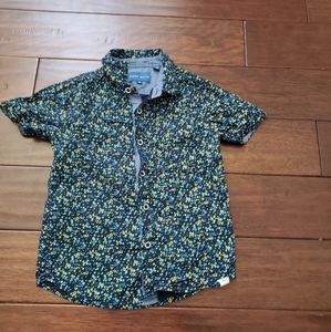 Boys Blue Perry Ellis Button Down Shirt